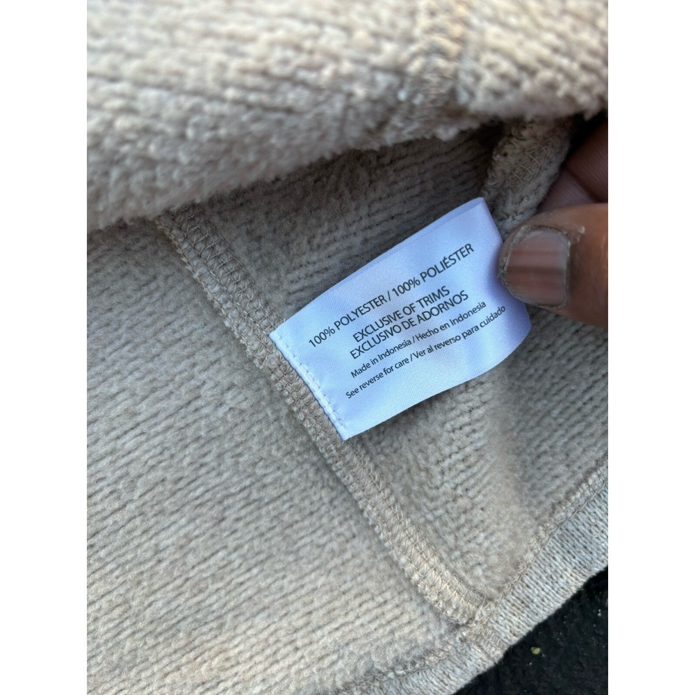 Woolrich Sweater Men's XXL Beige 1/4 Snap Pullover Sweatshirt Pocket Hiking - Picture 6 of 8